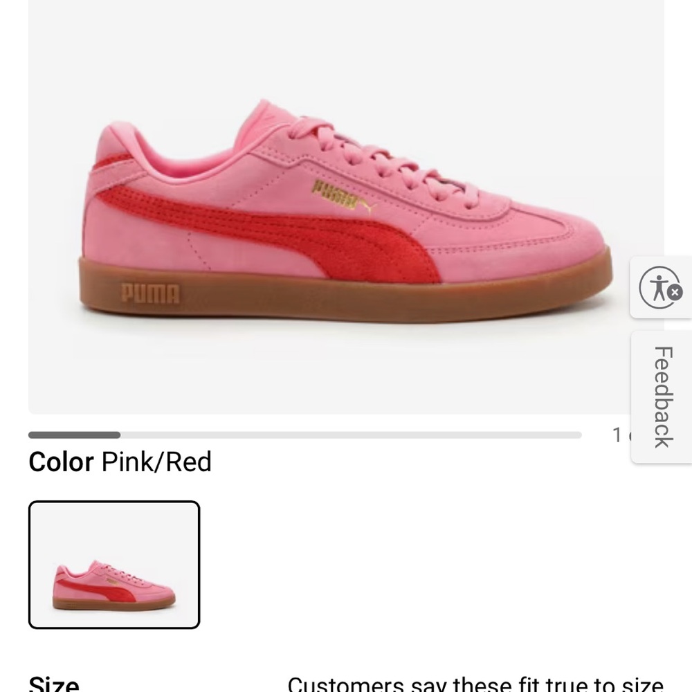 Puma Club ll Era Sneaker Pink/Res